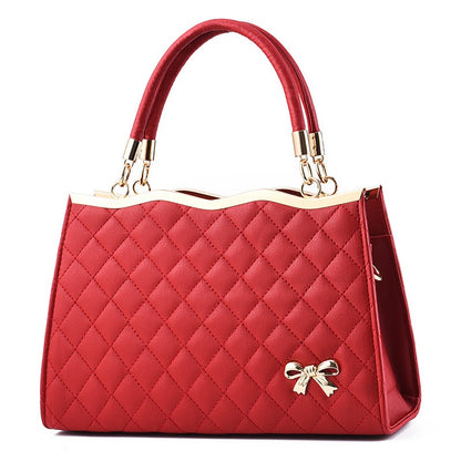 Diamond Lattice Crossbody Shoulder Bag
