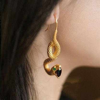 Mystical Snake Dangle Earrings