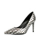 Plaid Pointy Thin High-Heel Shoes