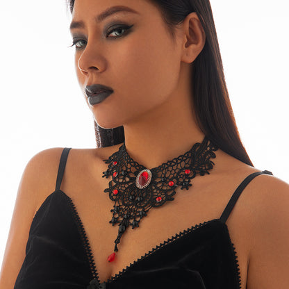 Gothic Lace Necklace