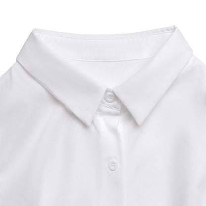 Contrast Bow Detail Midi Dress