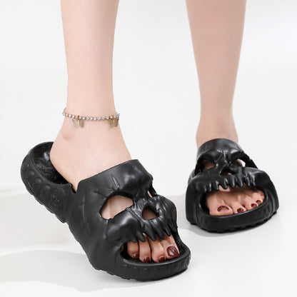 Halloween Skull Slippers