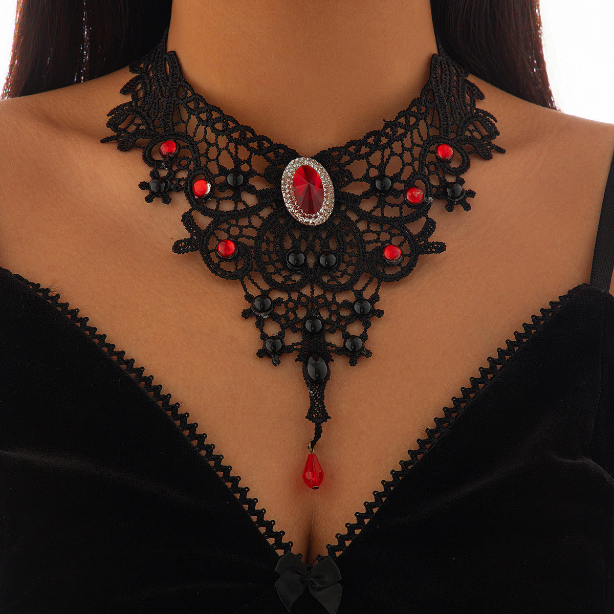 Gothic Lace Necklace