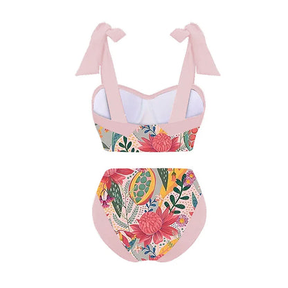 Floral Print Bikini Set
