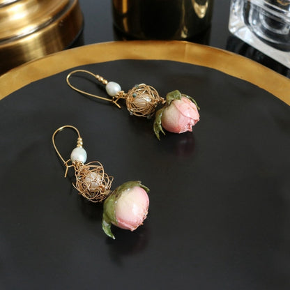 Natural Freshwater Baroque Pearl Dangle Earrings