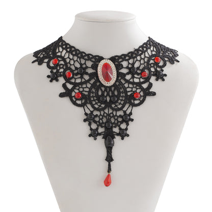Gothic Lace Necklace
