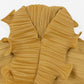 Miyake Pleated Petal Sleeve Ruffled Maxi Dress