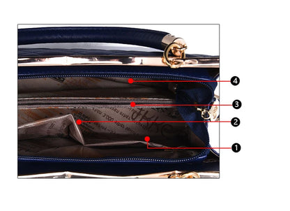 Diamond Lattice Crossbody Shoulder Bag