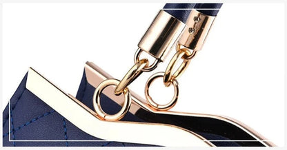 Diamond Lattice Crossbody Shoulder Bag