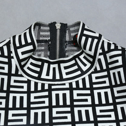 Printed Crop Top and Trouser Set