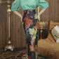 Floral Print High Waist Slim Fit Skirt