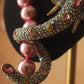 Crystal Studded Elephant Pearl Necklace