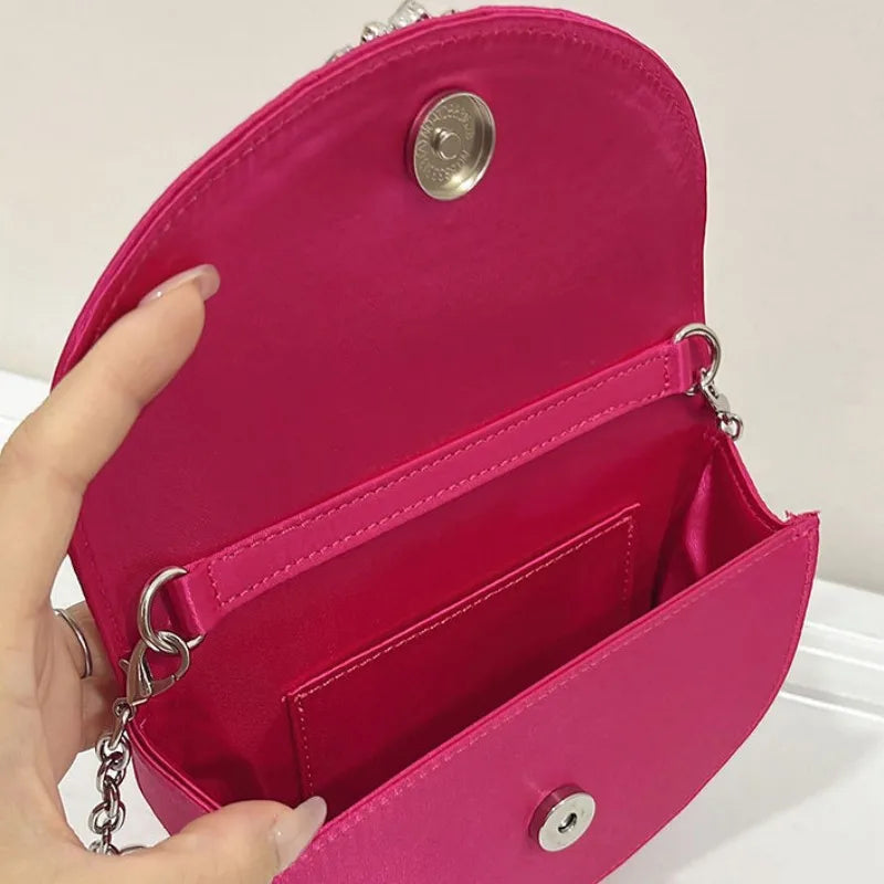 Mini Diamond Clutch Bag