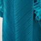 Miyake Pleated Ruffles Long Sleeve Maxi Dress