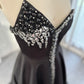 Elegant Crystal Embellished Strapless Evening Dress