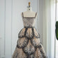 Sparkling Sequin Ruffles Tiered Evening Dress