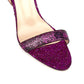 Glitter Open Toe Chunky Crystal Heels Sandals