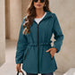 Ivy Lane Outdoor Waterproof Long Sleeve Hooded Windbreaker