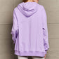 Full Size Drawstring Long Sleeve Hoodie