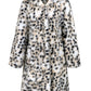 Thermal Leopard Faux Fur Hooded Outerwear