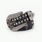 PU Leather Skull Belt