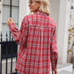 Plaid Button Up Long Sleeve Shirt