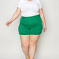 Judy Blue Tummy Control Garment Dyed Denim Shorts