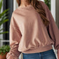 Round Neck Long Sleeve Sweatshirt