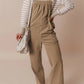 Square Neck Wide Strap Overalls