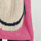 Smiling Face V-Neck Long Sleeve Sweater