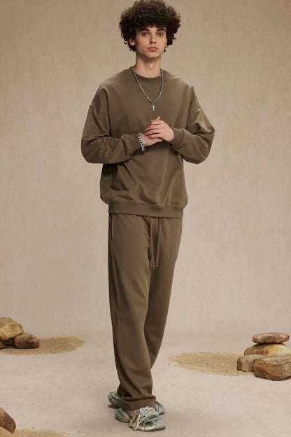 Round Neck Long Sleeve Sweatshirt