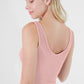 Ribbed Wide Strap Seamless Tank