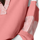 Collared Neck Long Sleeve Sweatshirt