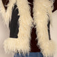 Tied Fringe Contrast Vest