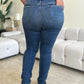 Judy Blue Full Size  High Waist Distressed Skinny Jeans