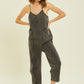HEYSON Full Size Mineral-Washed Oversized Jumpsuit with Pockets