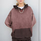 Drop Shoulder Long Sleeve Hoodie with Kangaroo Pocket