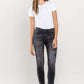 Lovervet Raw Hem Cropped Skinny Jeans