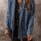 Pocketed Long Sleeve Denim Jacket