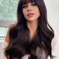 Full Machine Long Wave Synthetic Wigs 24''