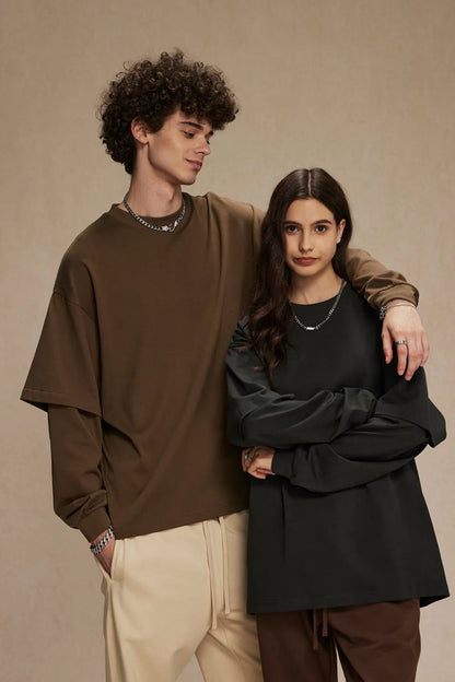 Round Neck Long Sleeve T-Shirt