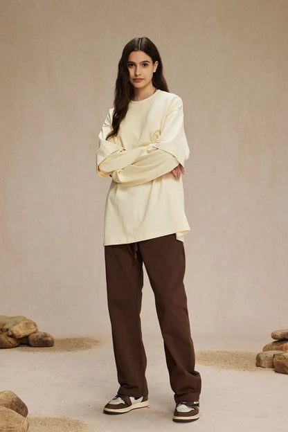 Round Neck Long Sleeve T-Shirt