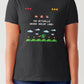 Pixel Game Graphic Round Neck Short Sleeve T-Shirt