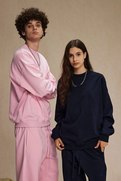 Round Neck Long Sleeve Sweatshirt