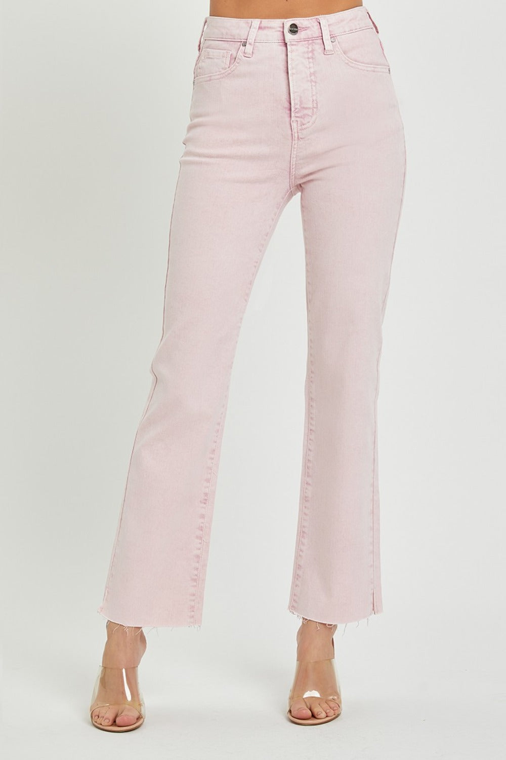 RISEN High Rise Tummy Control Straight Jeans