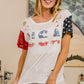 USA Graphic Short Sleeve Distressed T-Shirt