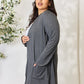 Celeste Full Size Open Front Cardigan with Pockets