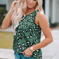 Leopard Round Neck Tank