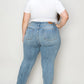 Judy Blue Cuffed Hem Low Waist Slim Jeans