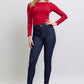 Judy Blue Heart Shaped Back Pockets Skinny Jeans